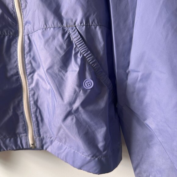 Columbia Kid's Girl's Purple windbreaker Rain Jacket Size M (10/12) - Picture 4 of 9